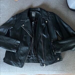 Women’s Black Leather Jacket